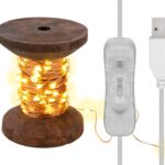 Bobina con Filo di Rame 100 Luci LED IP21 USB Interruttore On Off
