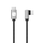 Cavo USB-C&trade; Maschio 2.0 / USB-C&trade; Maschio Angolato 3A 1 m Alluminio