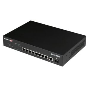 Smart Switch Web 10 porte Gigabit PoE+ 1 porta SFP, GS-5210PLG