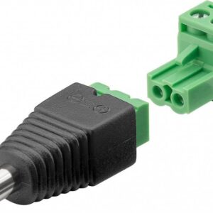 Adattatore Plug DC 5.5x2.10 mm Maschio Terminal Block 2 pin