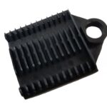 Supporto a Pettine per 12 Giunti in Fibra Ottica Nero