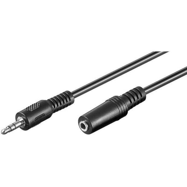 Prolunga audio Stereo Jack 3.5 mm M/F 2m - immagine 2