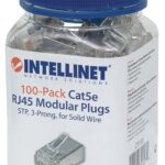 Confezione da 100 Plug Modulari RJ45 Cat.5e STP