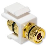 Adattatore Keystone con Terminali a Morsetto Nero