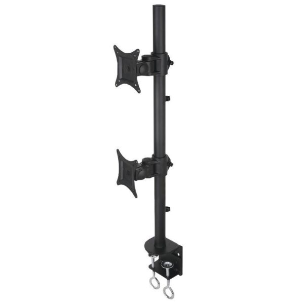 Supporto da Scrivania per 2 Monitor 13-27'' con Morsetto - immagine 6