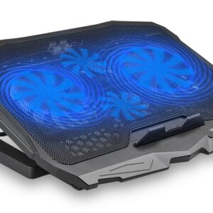 Dissipatore USB 4 Ventole per Notebook Illuminazione LED Blu