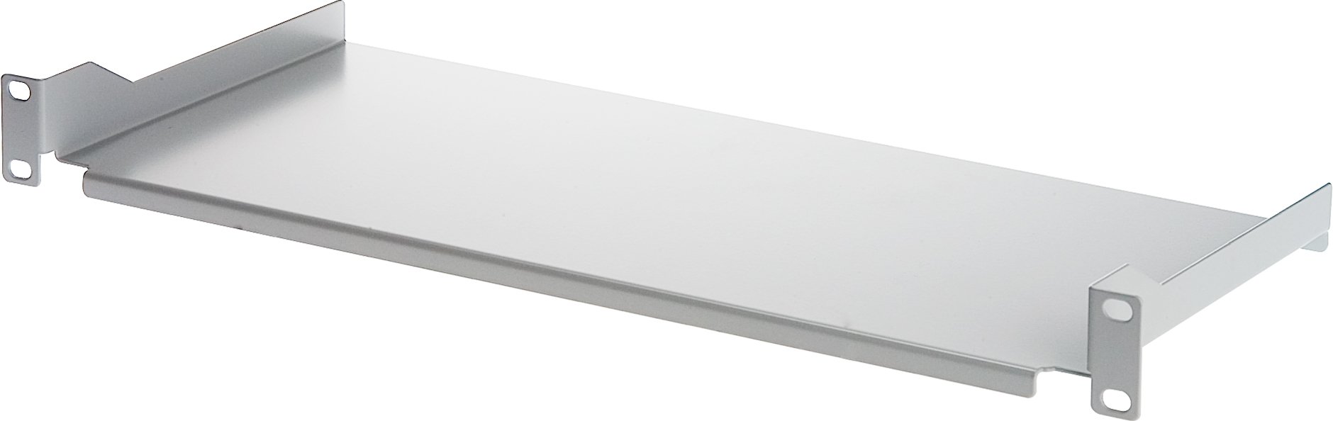Mensola per Rack 19'' 200 mm 1U Grigia 2 punti