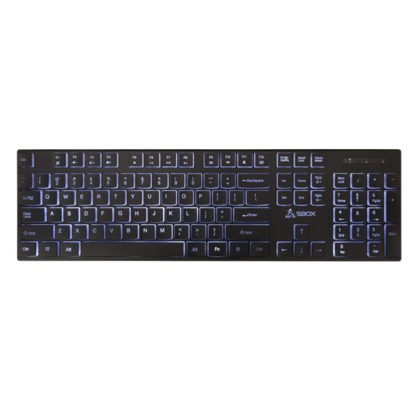 Tastiera 105 Tasti USB Layout Americano, colore Nero