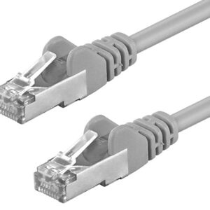 Cavo di rete Patch in CCA Schermato Cat. 5e Grigio F/UTP 3 mt