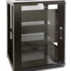 Armadio Rack 19'' 600x600 15U per Audio Video Nero
