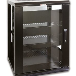 Armadio Rack 19'' 600x600 15U per Audio Video Nero