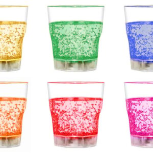 Confezione da 6 Bicchieri Tumbler 250 ml con 6 Colorazioni LED