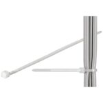 Fascette Fermacavi Autobloccanti 370x3,6mm in Nylon 100pz Bianco