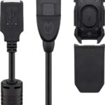 Cavo Prolunga USB 2.0 con Ferrite A Maschio / A Femmina 2m Nero