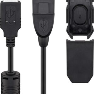 Cavo Prolunga USB 2.0 con Ferrite A Maschio / A Femmina 2m Nero