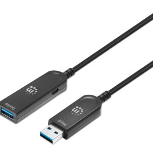 Cavo Ottico Attivo USB 3.2 Gen 2 SuperSpeed+ Active Optical Cable USB A M/F 20m