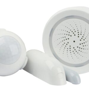 Kit Antifurto Sensore di Movimento a Sirena e 2 Sensori Porta/Finestra