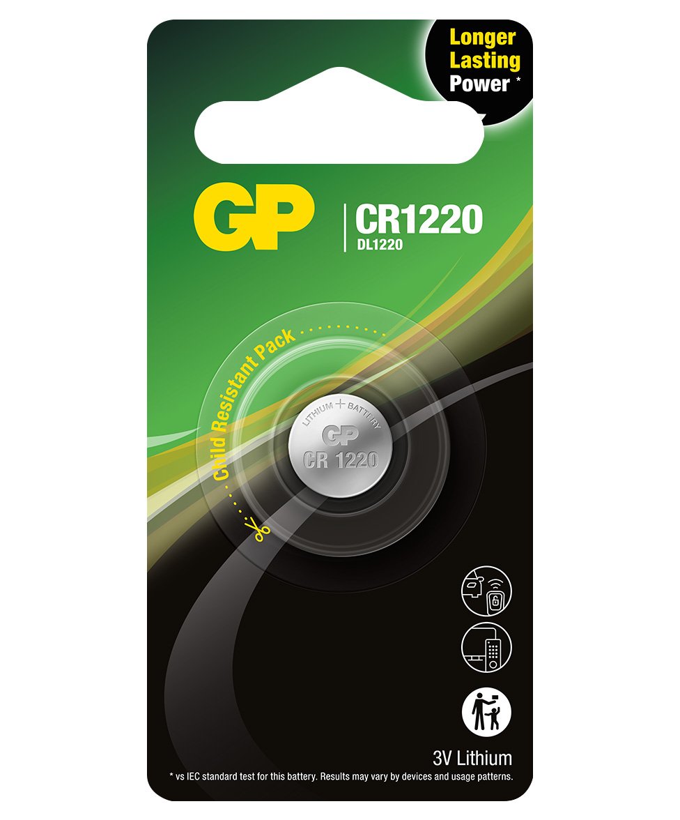 Blister 1 Batteria a bottone CR1220