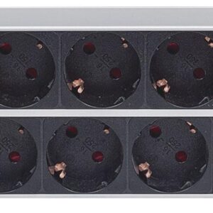 Multipresa 15 Posti da Rack 19'' 2U con Spina Schuko Angolata 2U
