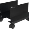 Supporto per PC in Acciaio con Ruote Nero