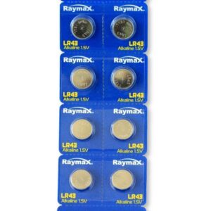 Batterie a bottone Alcalina LR43 LR1142 386 AG12 (set 10 pz)
