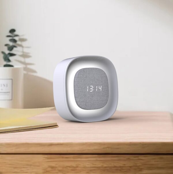 Sveglia Wireless Multifunzione con Luce Notturna Regolabile - immagine 5