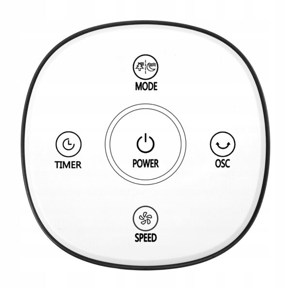 Ventilatore a Torre da Pavimento 36'' 3 Velocità con Telecomando Oscillazione 75° e Timer - immagine 5