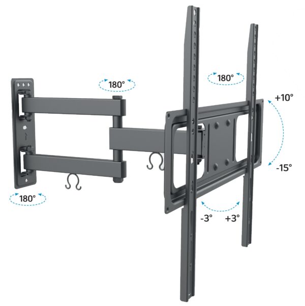 Supporto a Muro per TV LED LCD 32-55'' Full-Motion - immagine 4