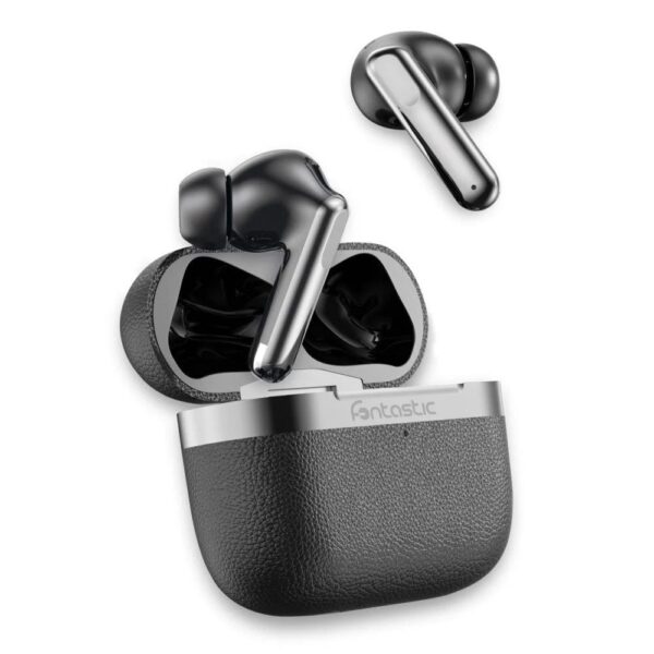 Cuffie Auricolari Wireless TWS Ibride ANC+ENC Aura Nero - immagine 4