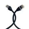 Cavo di Rete Patch in Rame Cat.6A U/FTP TPE 4mm Ultraflex Nero 0,15m - immagine 4