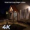Videocamera di Sorveglianza 4K 8MP Argus PT Ultra con Pannello Solare, BWPT4K04SP64 - immagine 4