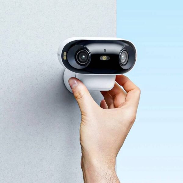 Telecamera di Sicurezza 180° Doppio Obiettivo 8 MP 4K WiFi 6, BWB4K01W - immagine 4
