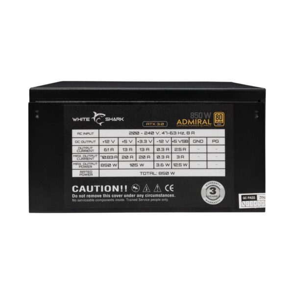 Alimentatore per PC ATX 850 Watt - immagine 4