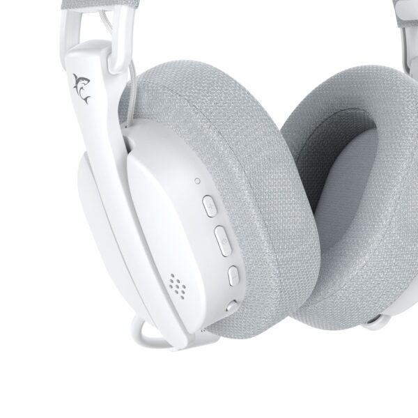 Cuffia Gaming Wireless BT con Microfono Bianco FIRECREST - immagine 4
