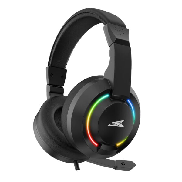 Cuffie Gaming con Microfono e Illuminazione RGB, BGH-021 HYDRA Nero - immagine 4