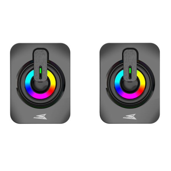 Set Speaker 3.5mm Stereo USB con LED - immagine 4
