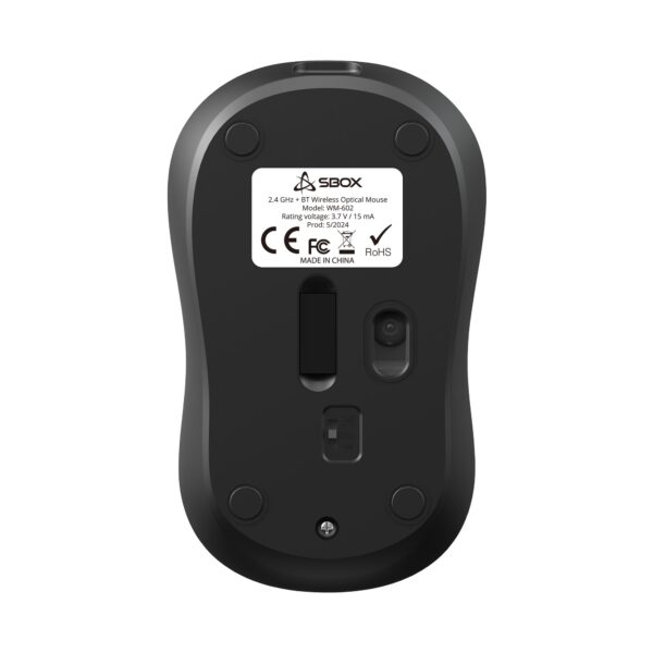 Mouse Wireless 1600dpi WM-602BK Nero - immagine 4