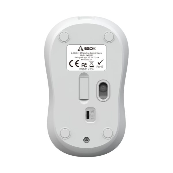 Mouse Wireless 1600dpi WM-602WH Bianco - immagine 4