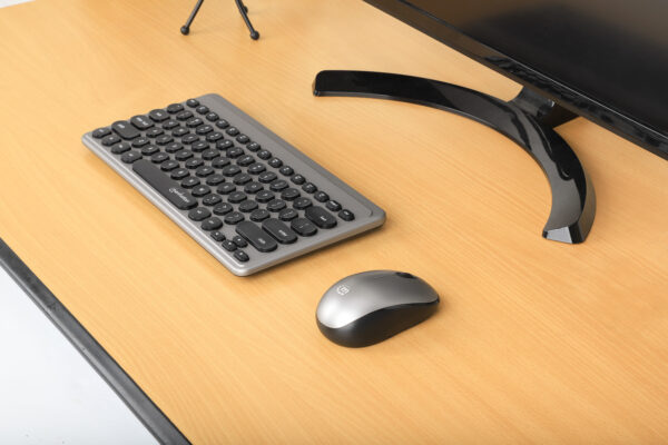 Set Combo Mini Tastiera Slim e Mouse 1200dpi USB Wireless MWK4095 - immagine 8