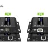 Extender HDMI 4K@60Hz con IR su Cavo Cat.6 fino a 120m - immagine 4