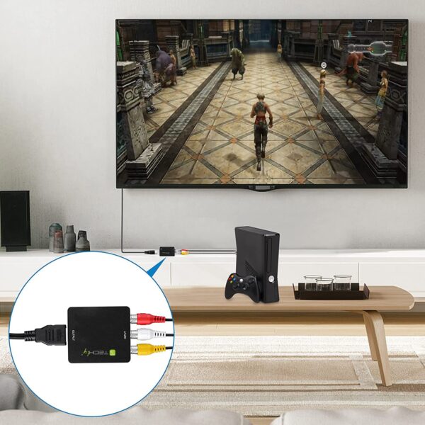 Convertitore AV 3 RCA ad HDMI - immagine 6