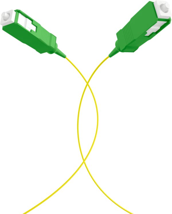 Pigtail Fibra Ottica Monomodale OS2 SC/APC G657A2 2m Giallo - immagine 4