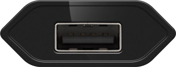 Caricatore USB 1A 5W Compatto Spina Europea Nero - immagine 4