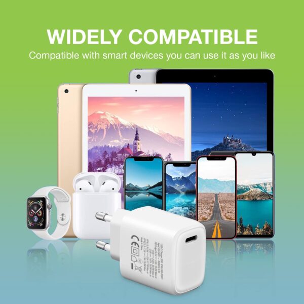 Caricatore Alimentatore USB-C™ GaN da Muro 20W - immagine 5