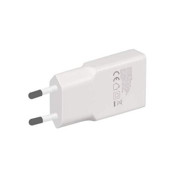 Caricatore Alimentatore GaN USB-C™ (PD) + USB-A (QC) da Muro 30W Bianco - immagine 4