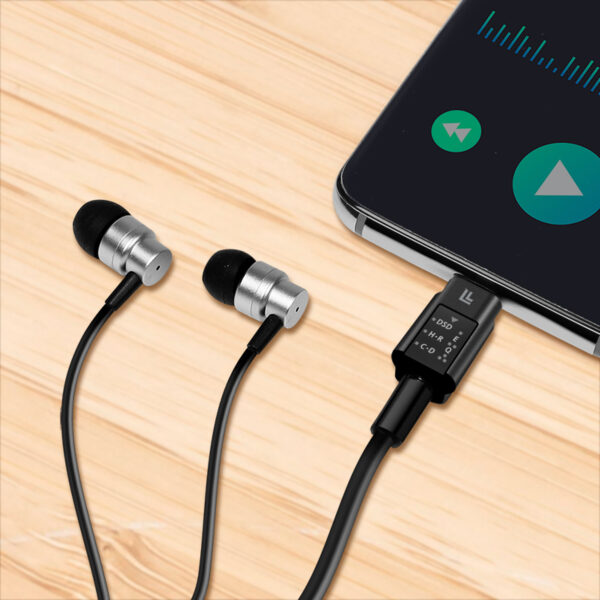 Adattatore Convertitore Audio DAC con Equalizzatore da USB-C™ a 3,5 mm Nero - immagine 7