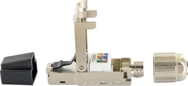 Plug RJ45 Cat.8 Schermato STP Tooless - immagine 4