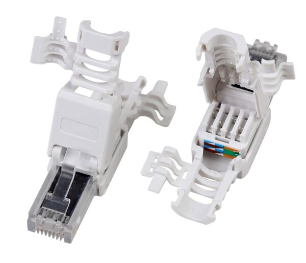 Plug Cat.6A RJ45 UTP Toolless con Copriconnettore - immagine 4