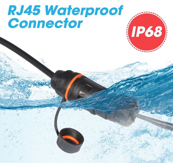 Accoppiatore Keystone da Pannello RJ45 Cat.6 STP Impermeabile IP68 - immagine 4
