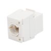 Frutto Keystone RJ45 Cat.6 UTP 180° Toolless Bianco - immagine 5